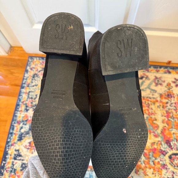 Stuart Weitzman Over-the-Knee Black Suede Boots - Women's 8 5050 - Picture 8 of 12